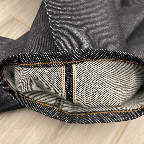 $380 NWT EMOTIONALLY UNAVAILABLE SALVEDGE JAPANESE JEANS SMALL 30 - Picture 6 of 7